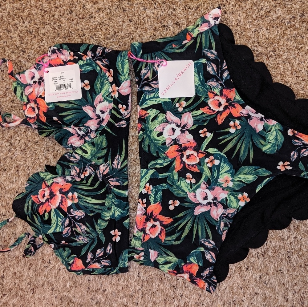 Swimsuit bikini high waisted